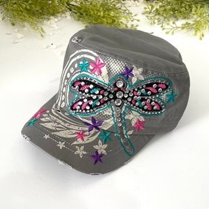 Dragon Fly adjustable hat. NEW ITEM ( Natures secret messenger).